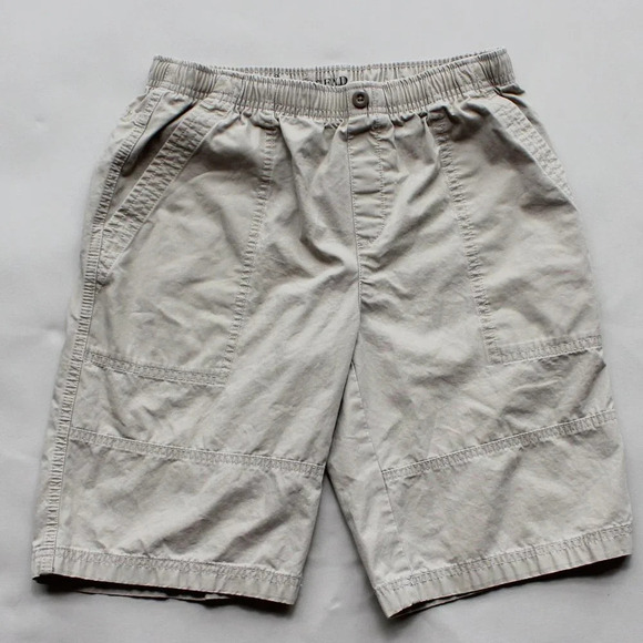 Lands’ End Cream/Tan Boys Shorts - Picture 1 of 5